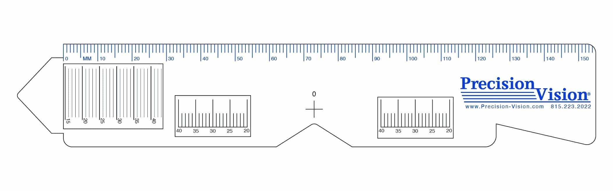 Distance Measurement Tool Pd Glasses Pupillary Distance Ruler PD Scale At 905 piece Pupilometer In