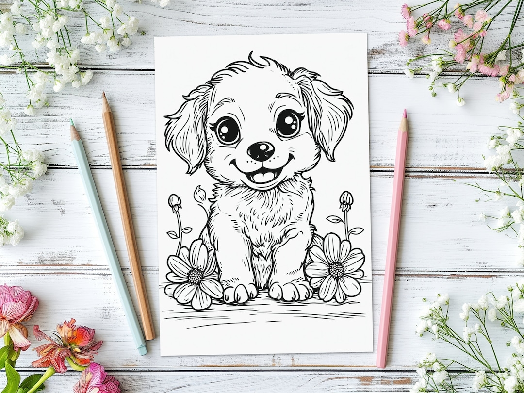 printable coloring pages dog
