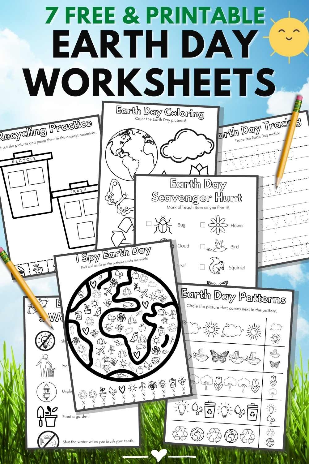 earth day printable worksheets