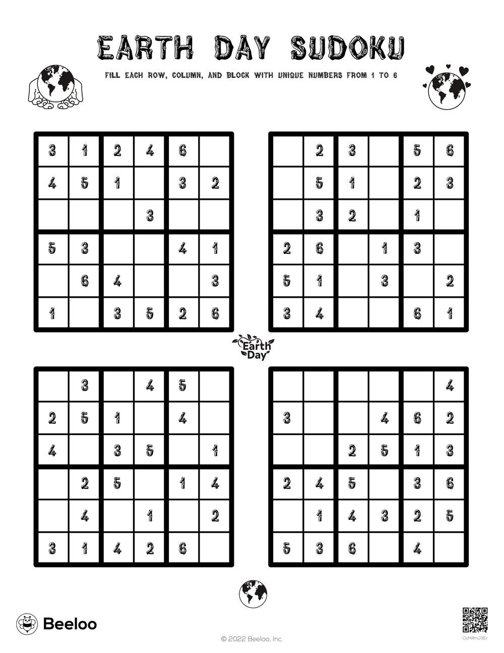 sudoku daily printable