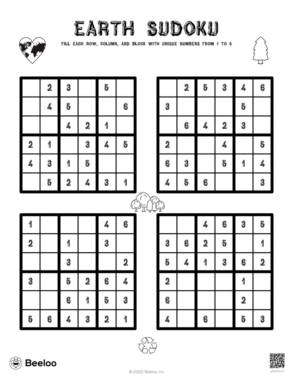 daily printable sudoku