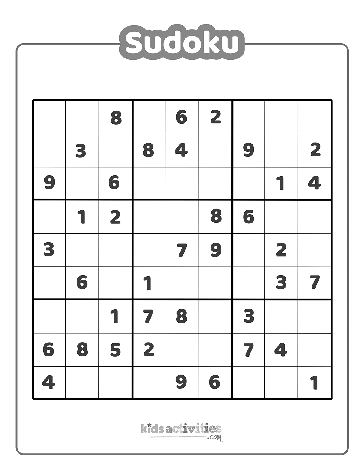 sudoku free printable