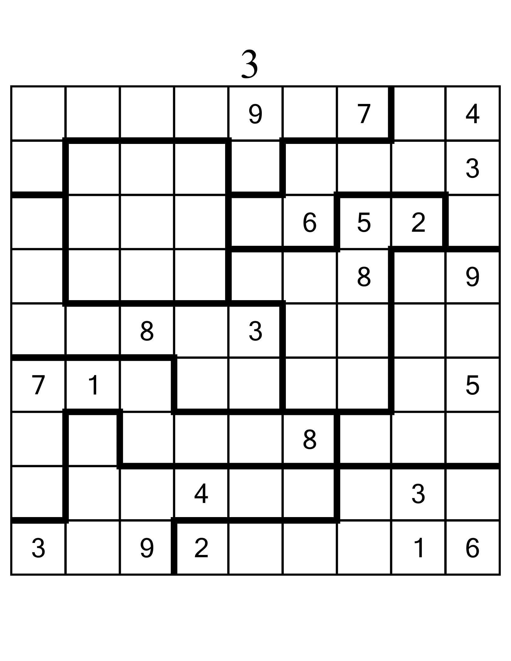 Easy Medium And Hard Jigsaw Sudoku Puzzles Printable PDF 420 Sudoku Variation Puzzles For Adults With Answers Instant Download Etsy