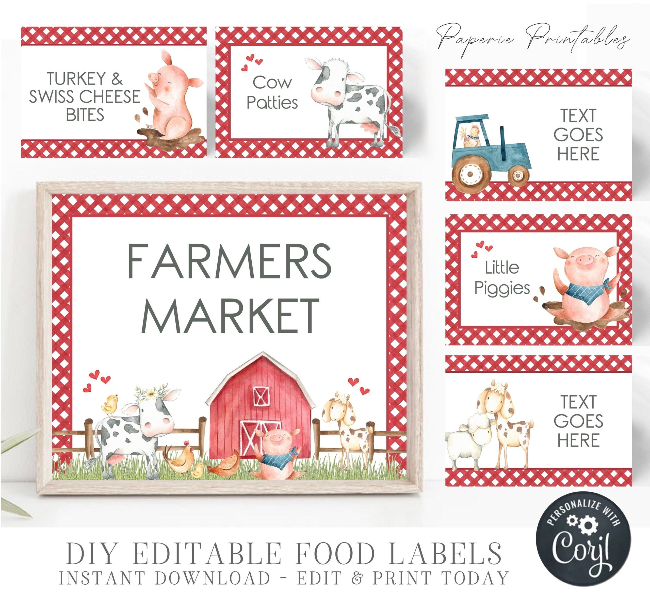 printable food labels