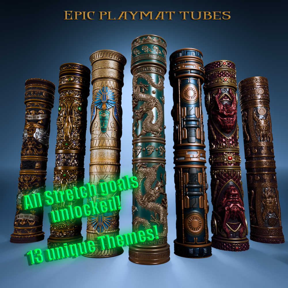 Epic Playmat Tubes Campaign MyMiniFactory