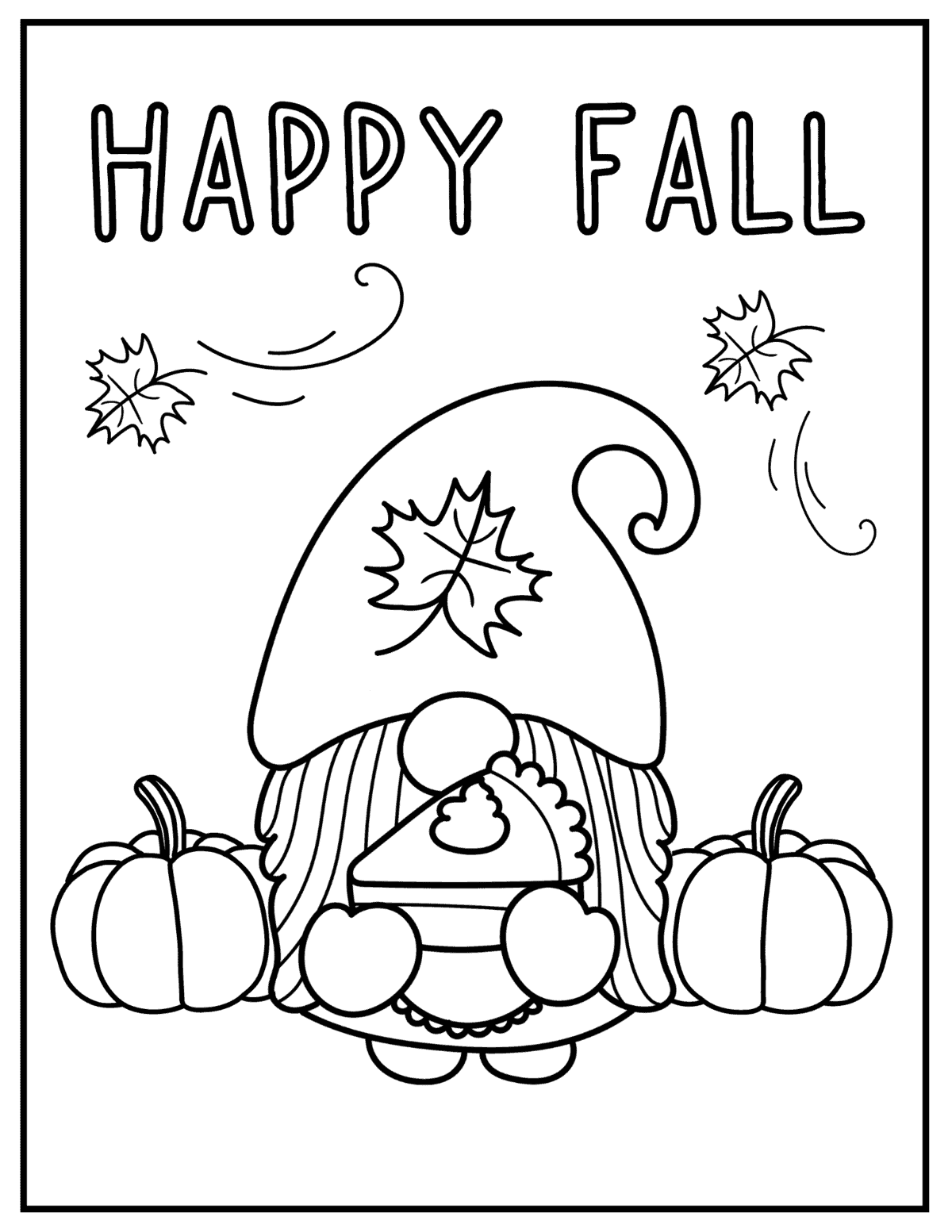 fall pictures to color printable