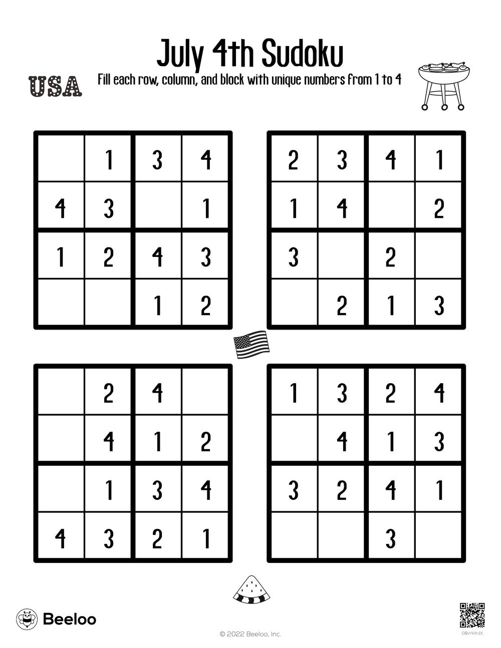 printable sudoku medium level