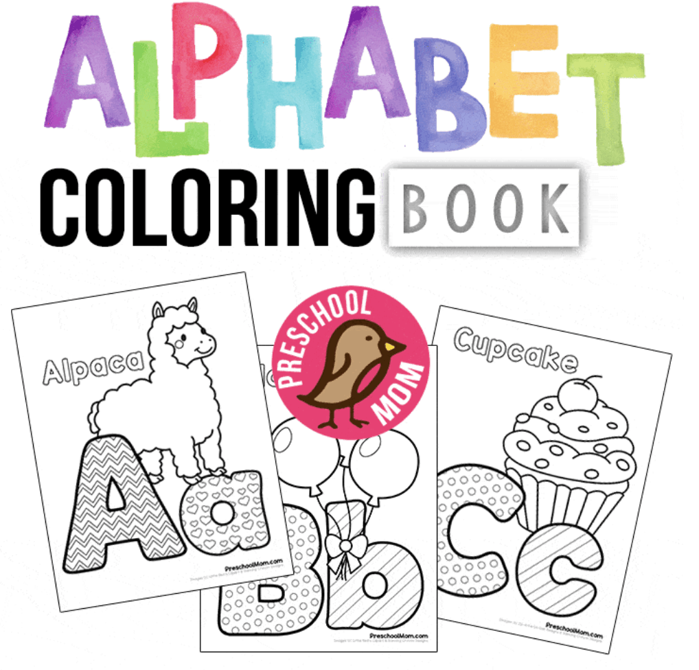 alphabet coloring book printable