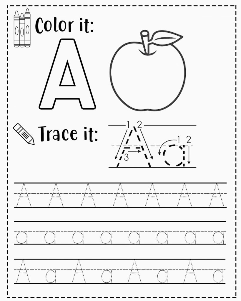free printable letter tracing worksheets