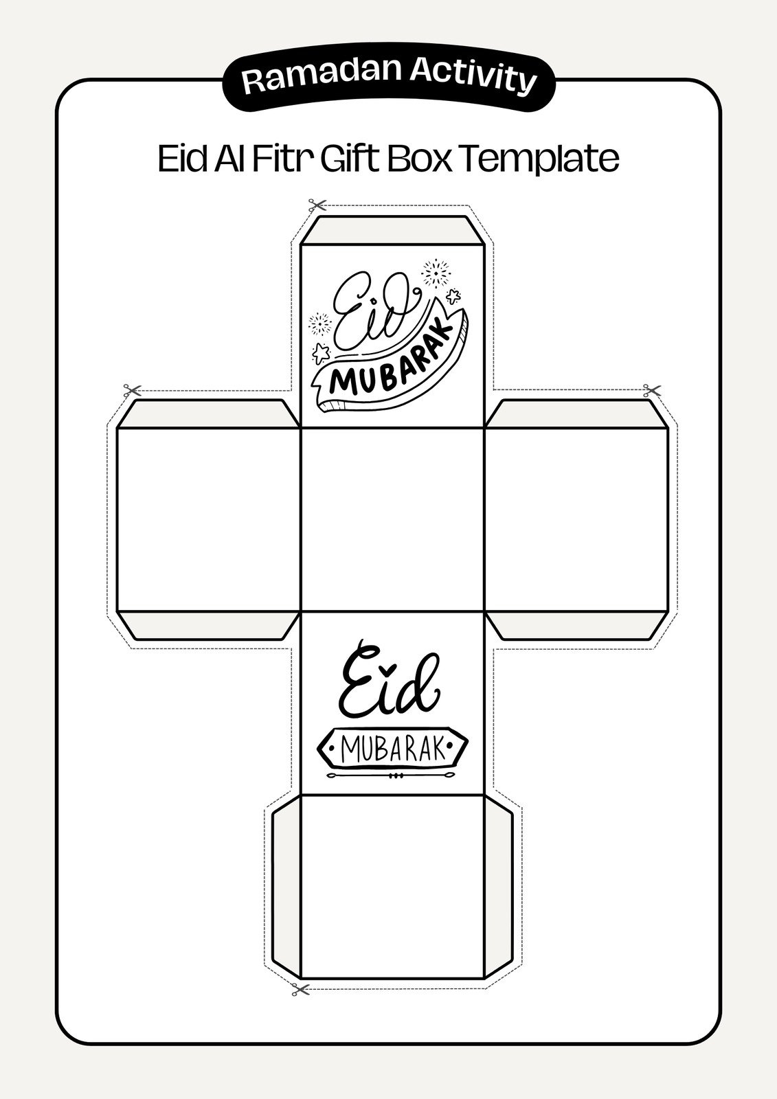 printable box template