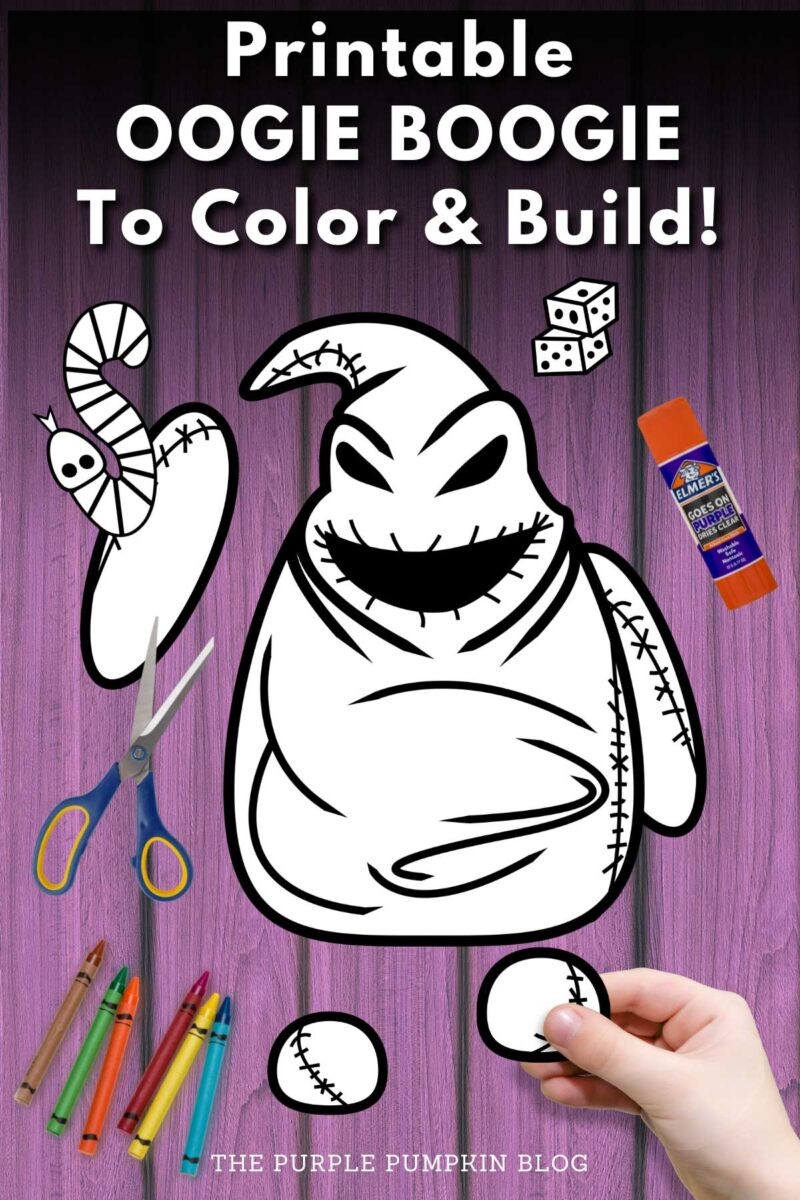 Free Build Oogie Boogie Printable Template For Halloween