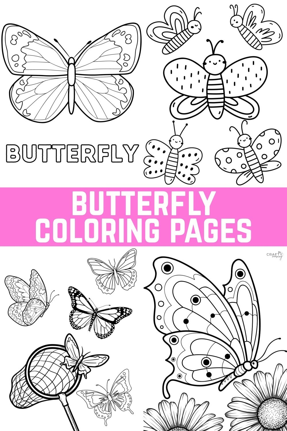 butterfly coloring pages printable