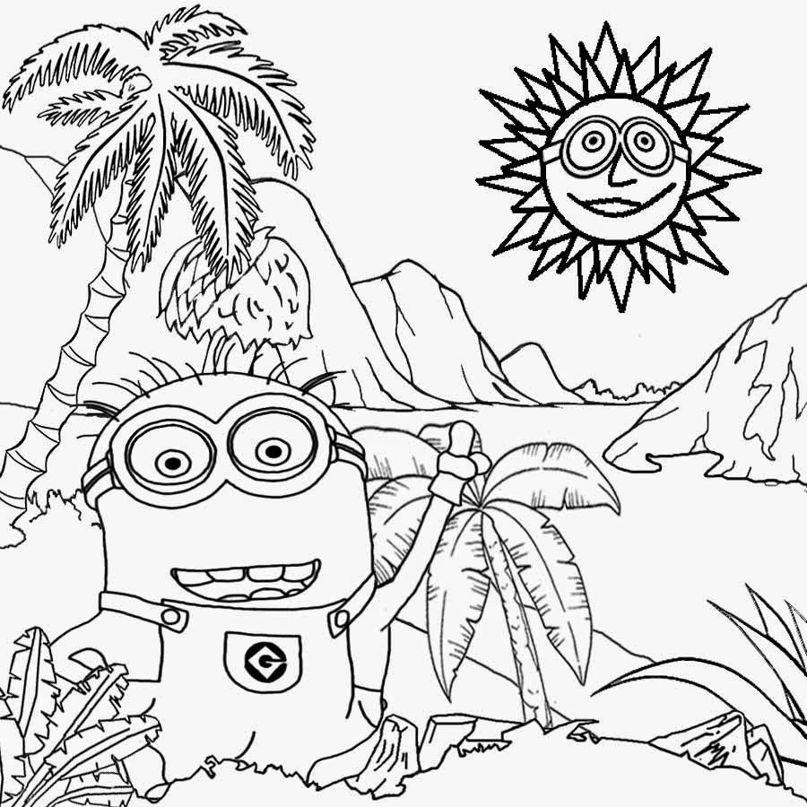 printable minion coloring pages