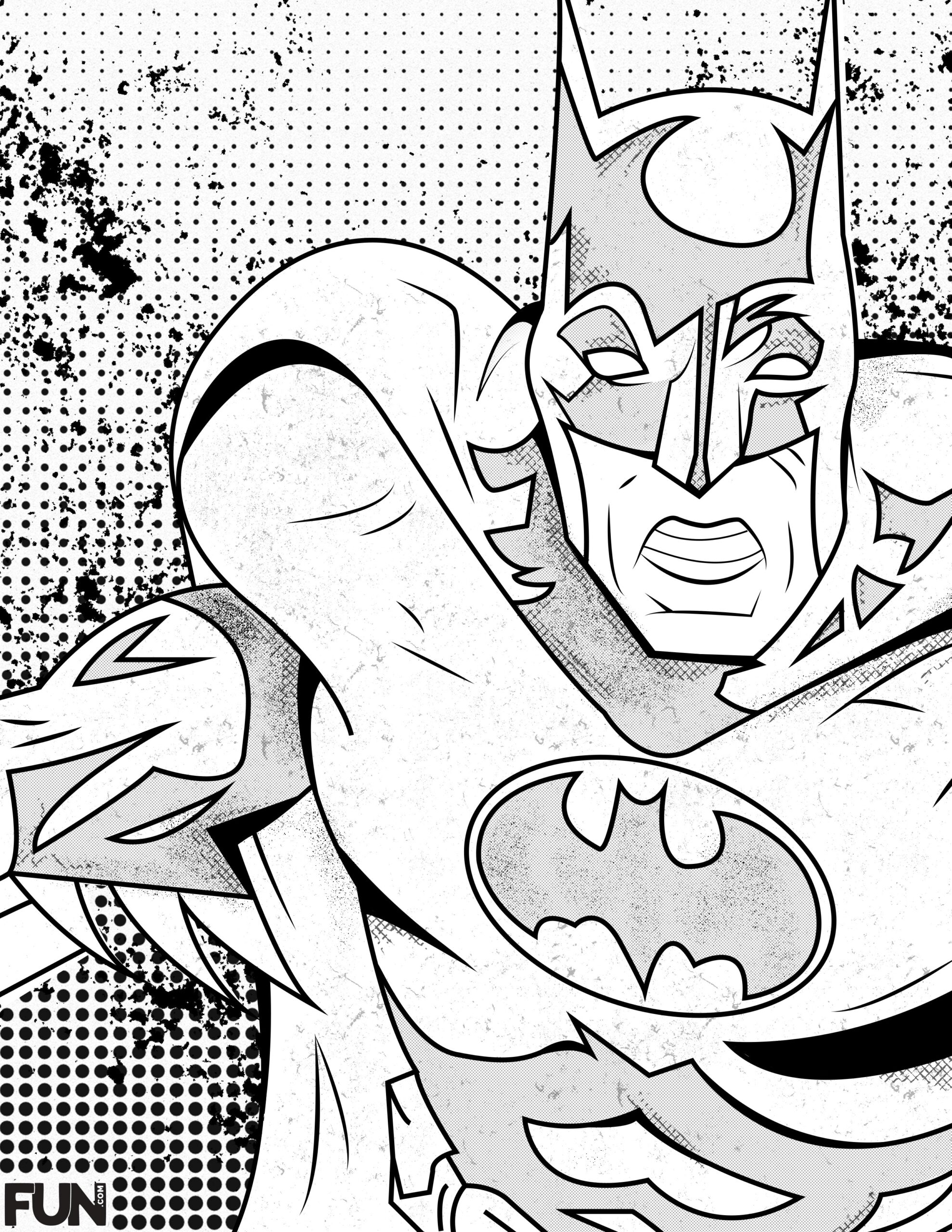 batman coloring sheets printable