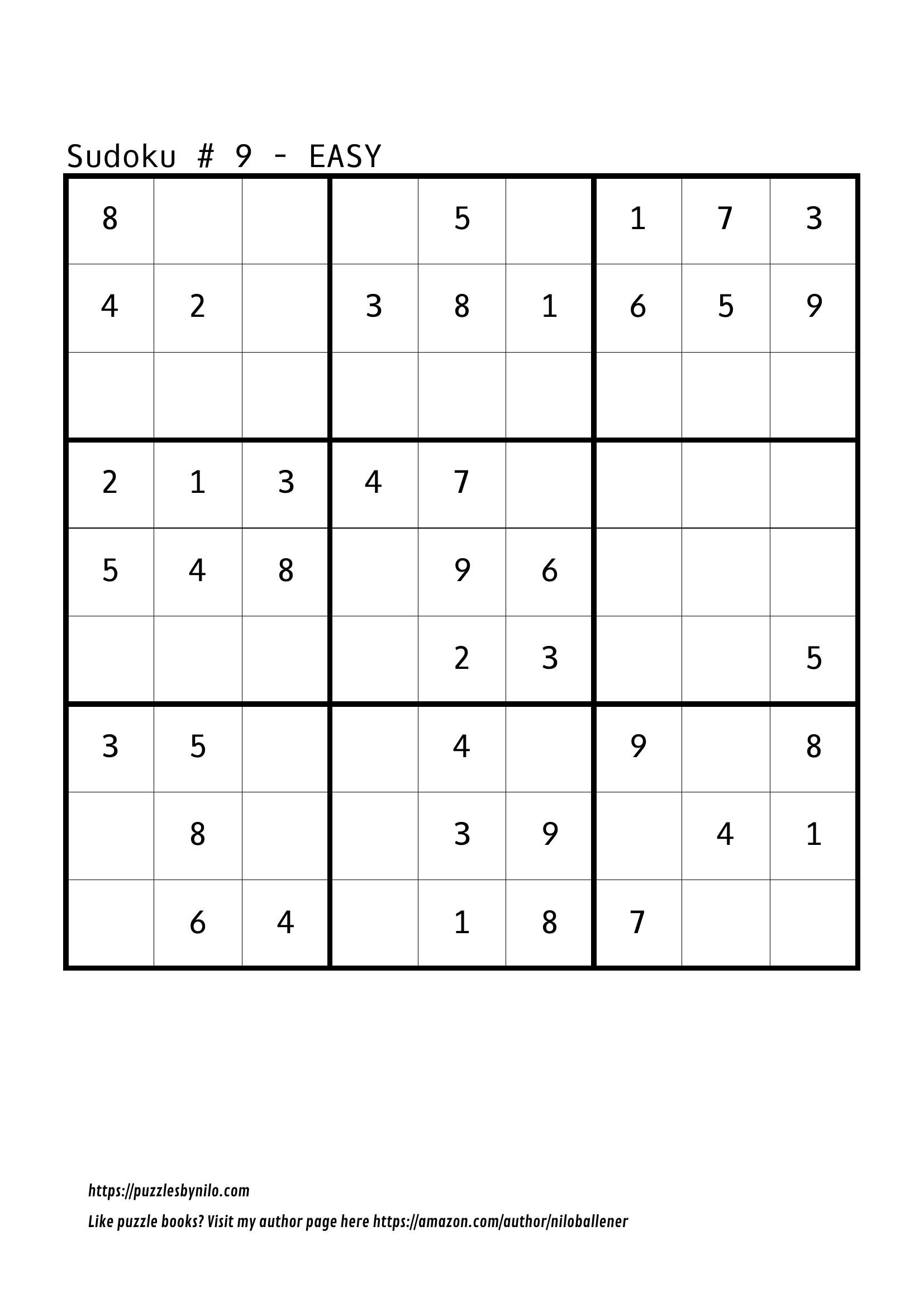 sudoku for beginners printable