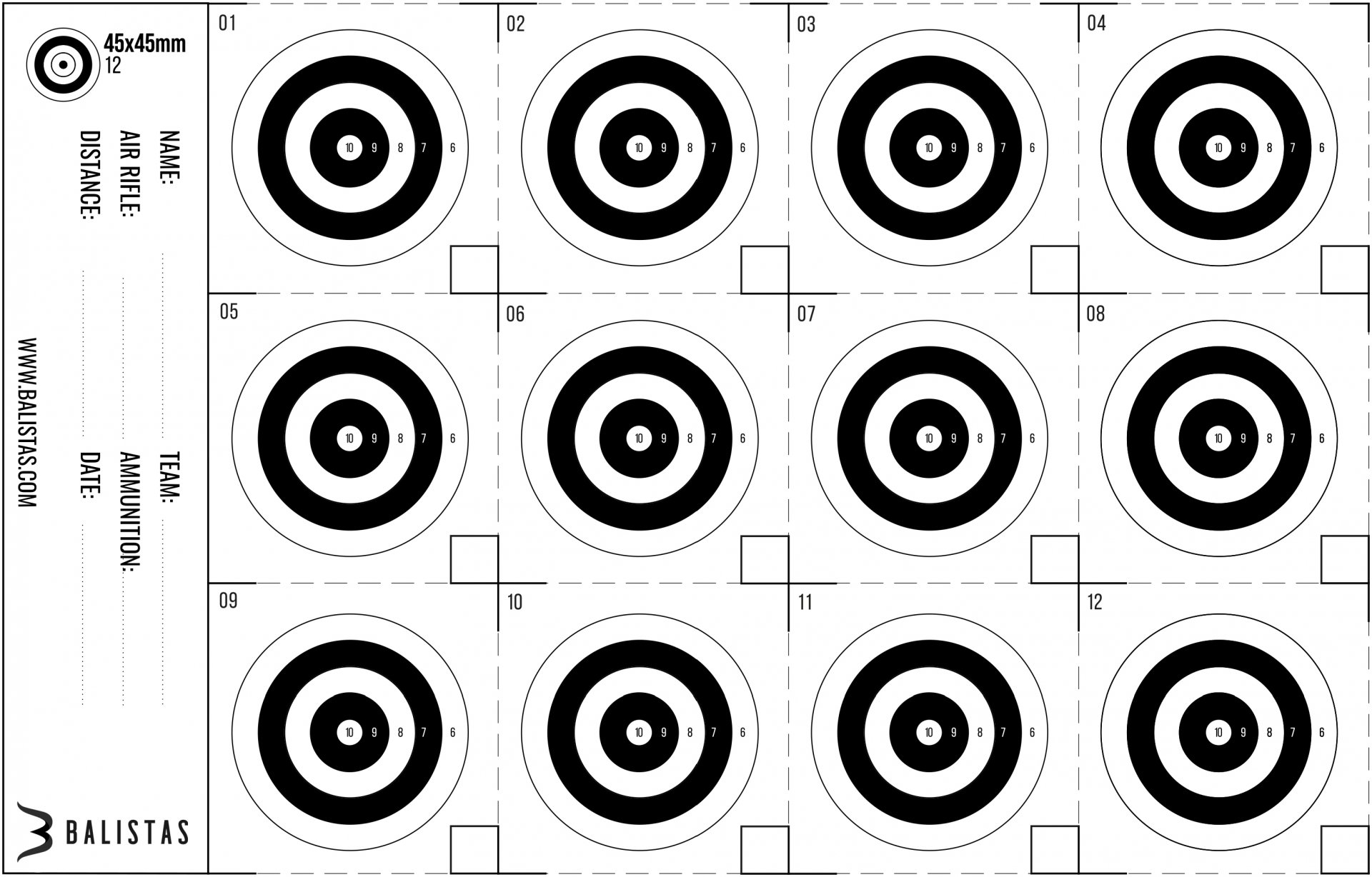 free printable targets