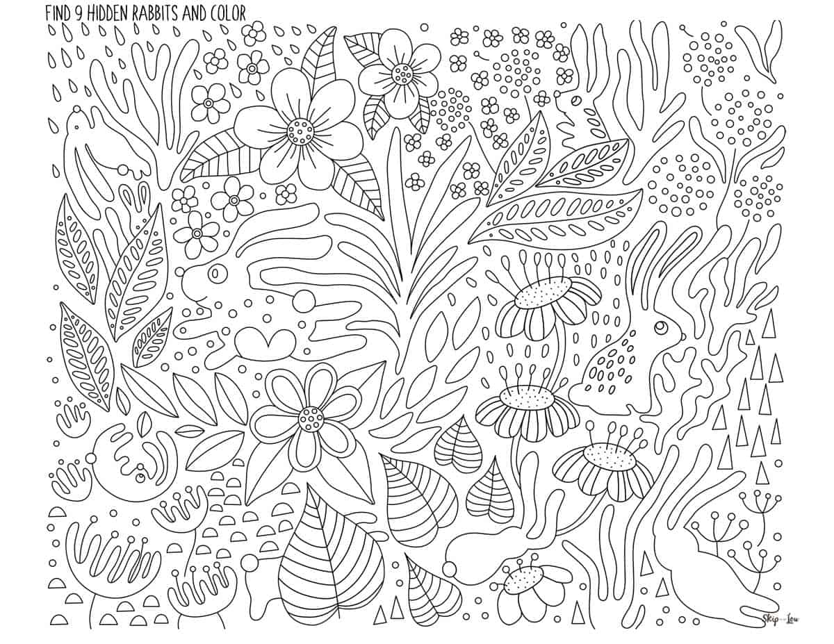 hidden images printable
