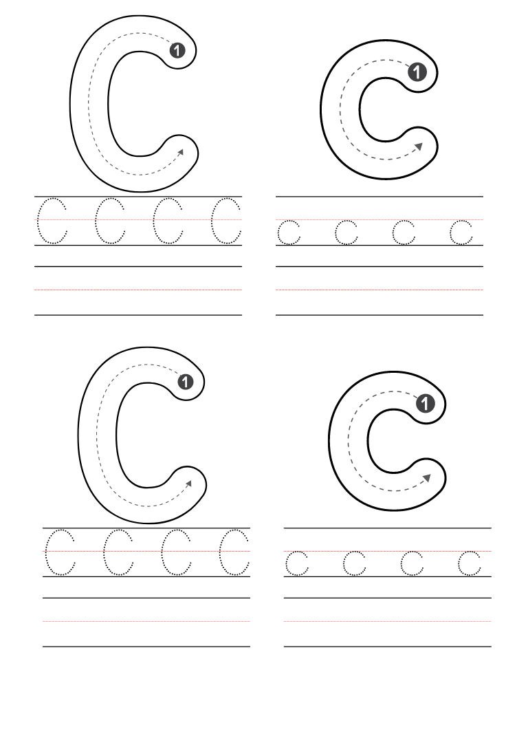 letter c printable