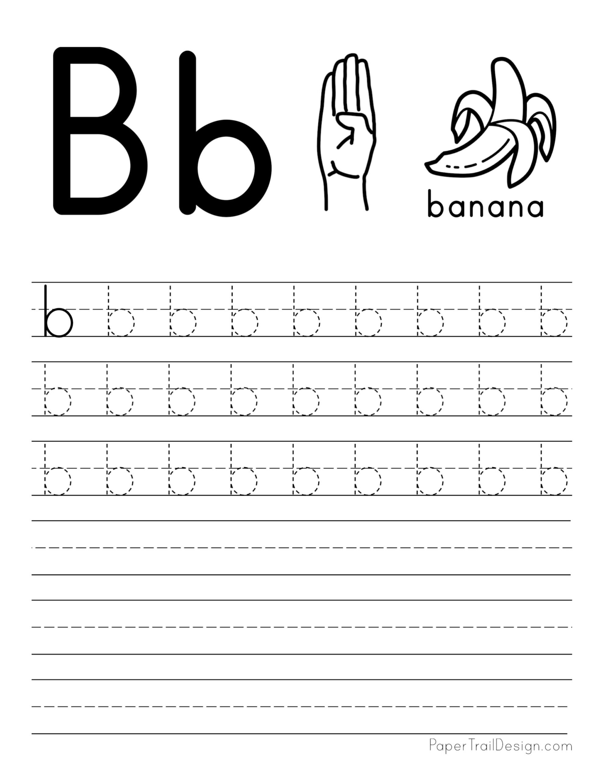 printable traceable letters