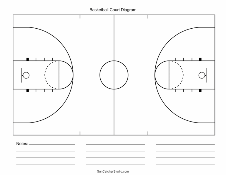 Free Printable Basketball Court Diagrams Layout Free Printables Monograms Design Tools Patterns DIY Projects