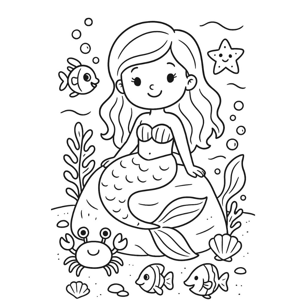 beach coloring sheets printable