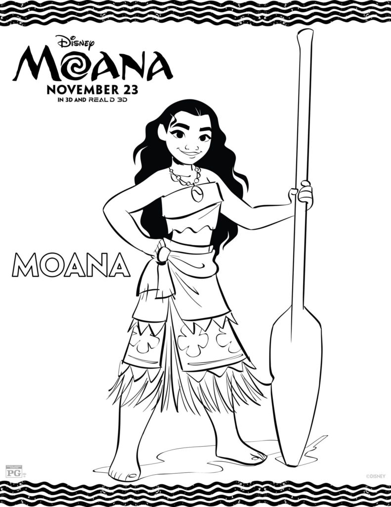 printable coloring pages moana