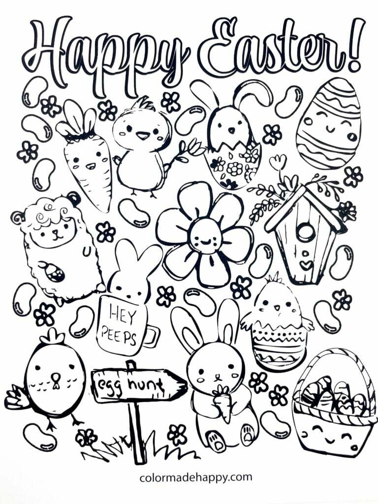 easter coloring pages printable