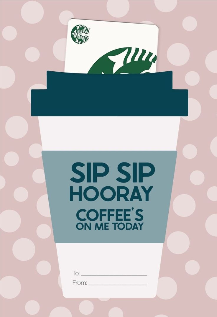 Free Printable For Starbucks Gift Card
