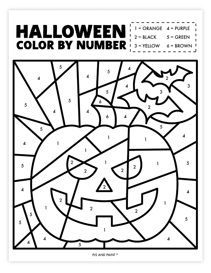 printable halloween pictures to color