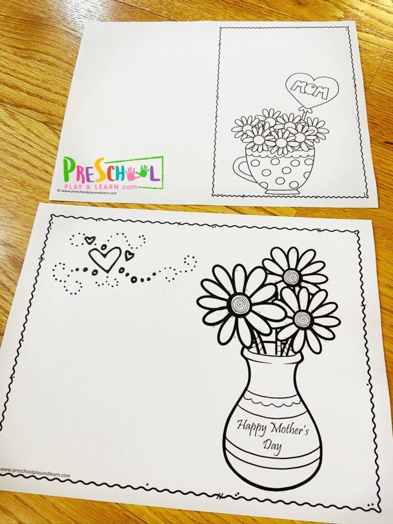happy mothers day card printable teenagers