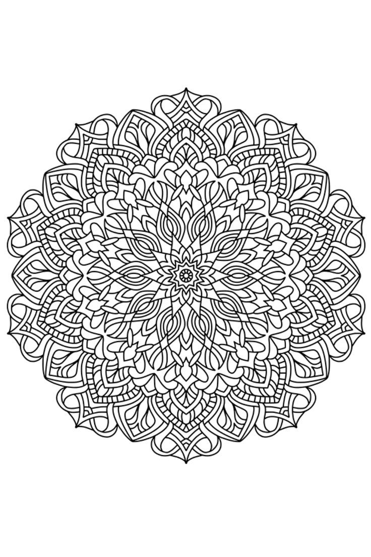 printable mandala coloring sheets