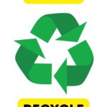 Free Printable Recycle Sign Templates PDF Trash Can