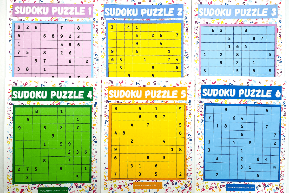 sudoku medium free printable