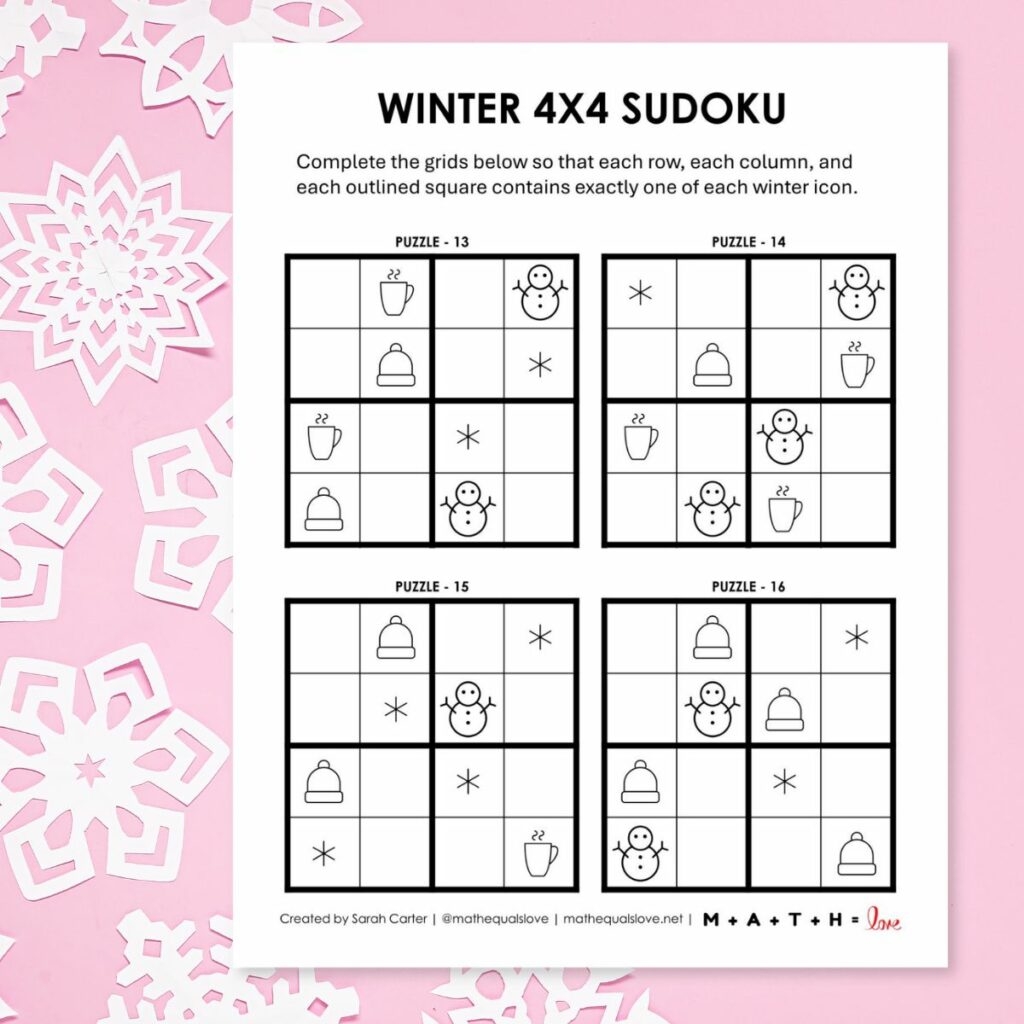 sudoku puzzles printable pdf