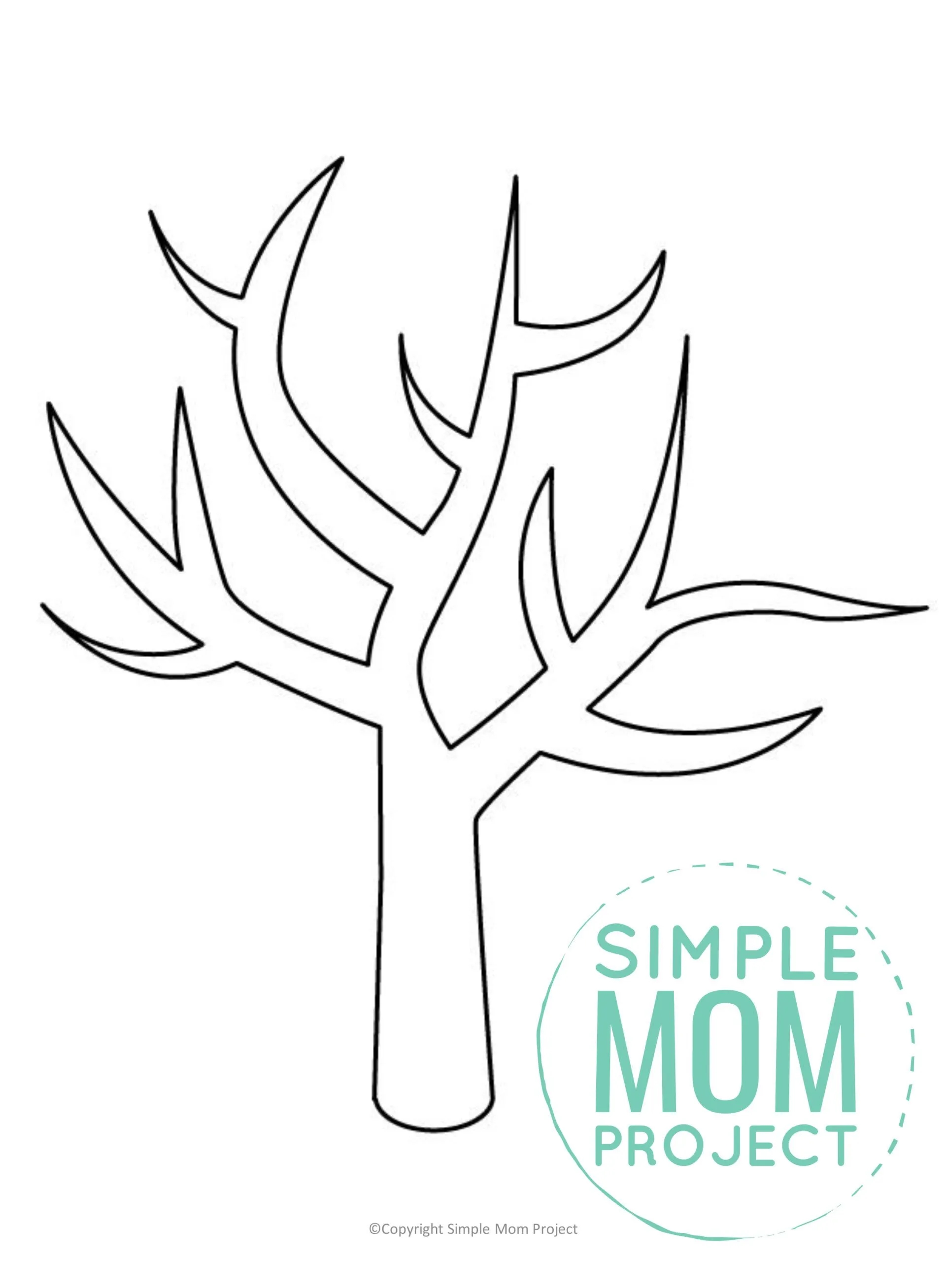 printable tree template