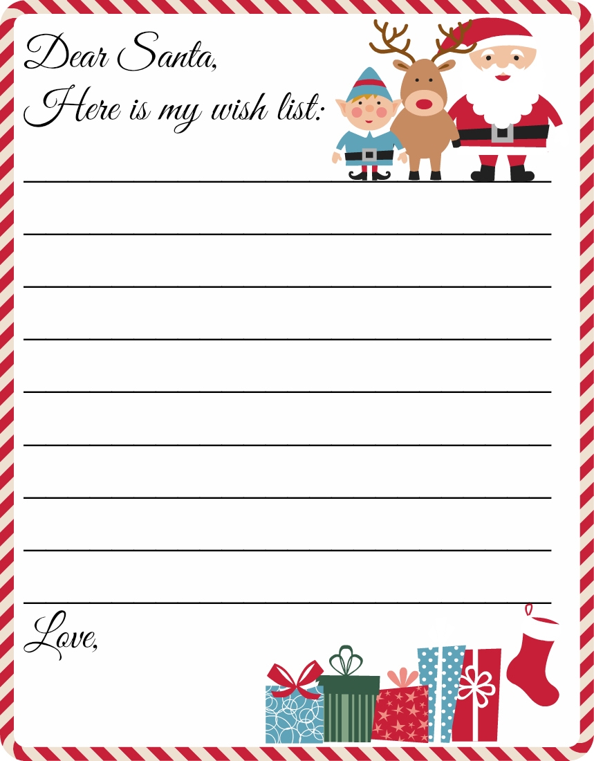 Free Santa Letter Templates How To Mail A Letter To Santa What Mommy Does
