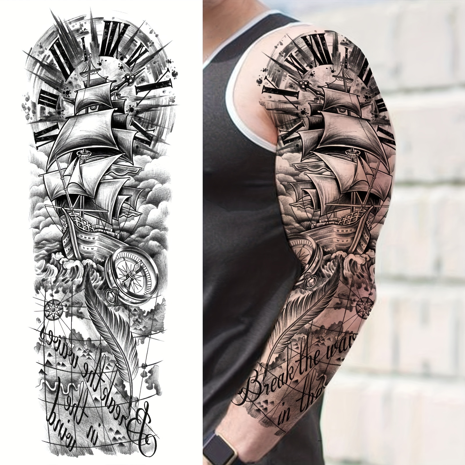 printable sleeve tattoos for men