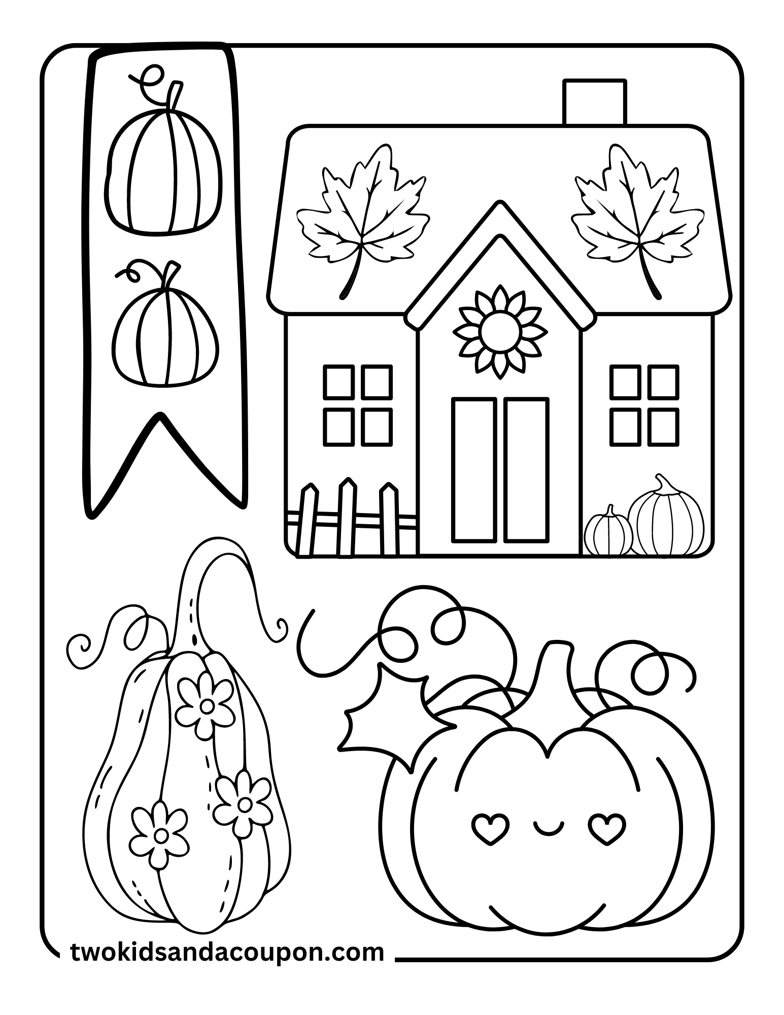 free fall printable coloring pages