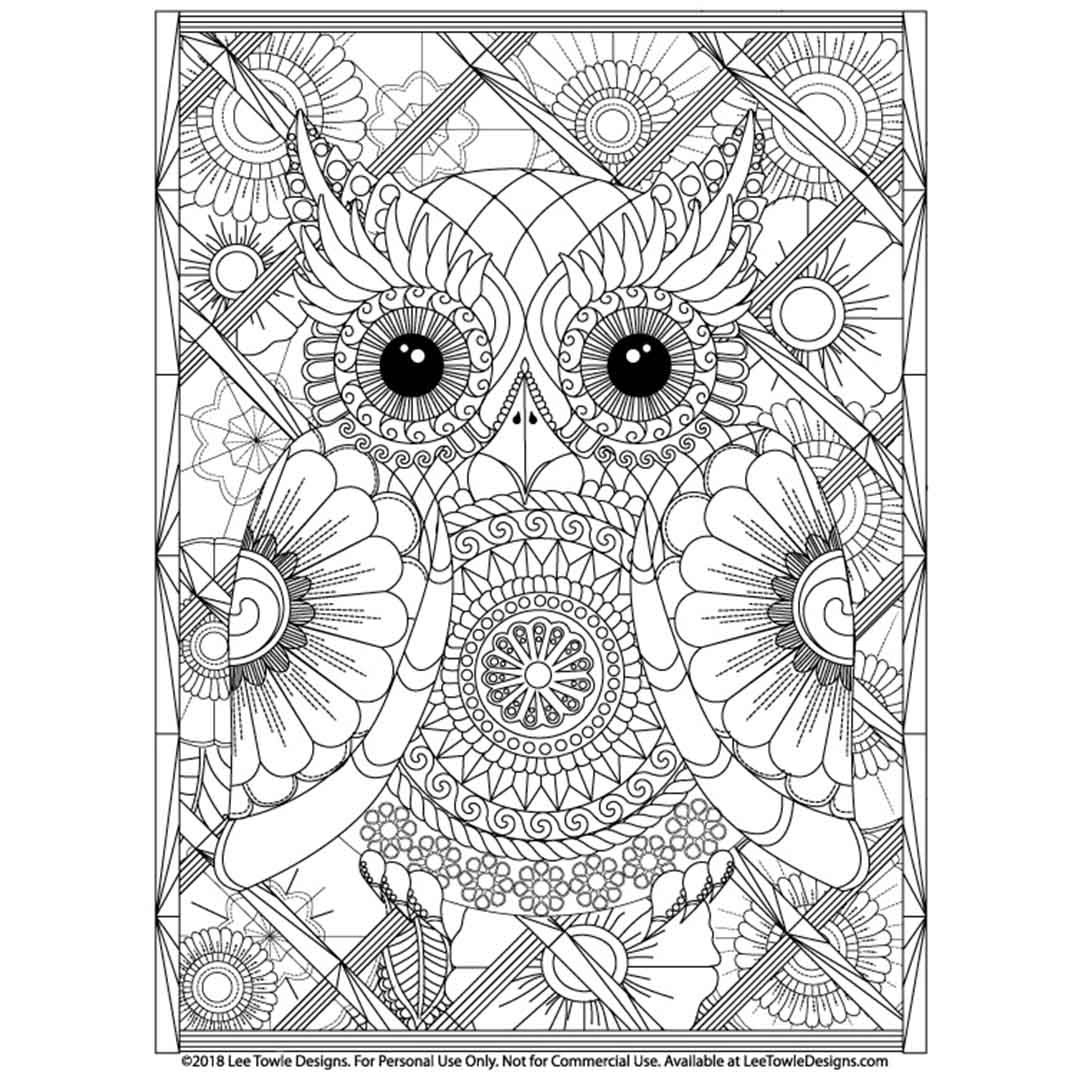 free printable coloring sheets for adults