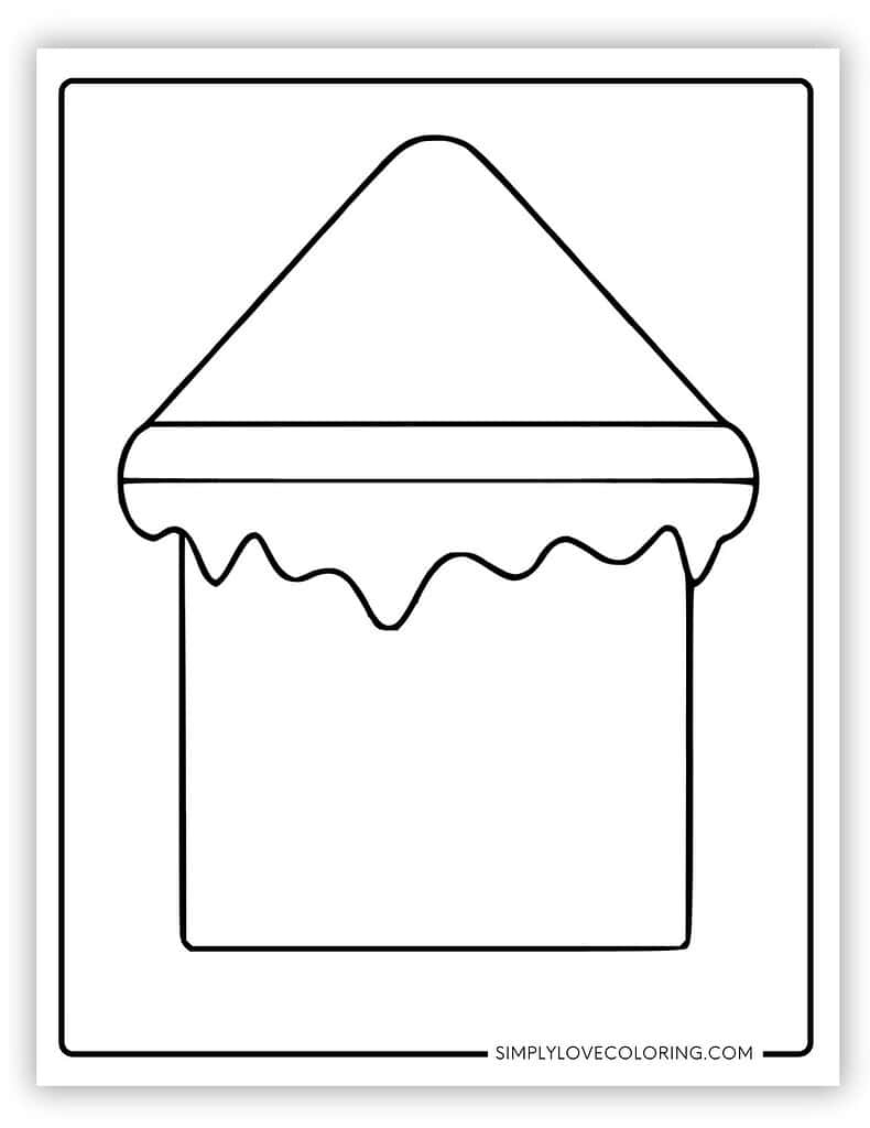 Gingerbread House Templates Free PDF Printables Simply Love Coloring