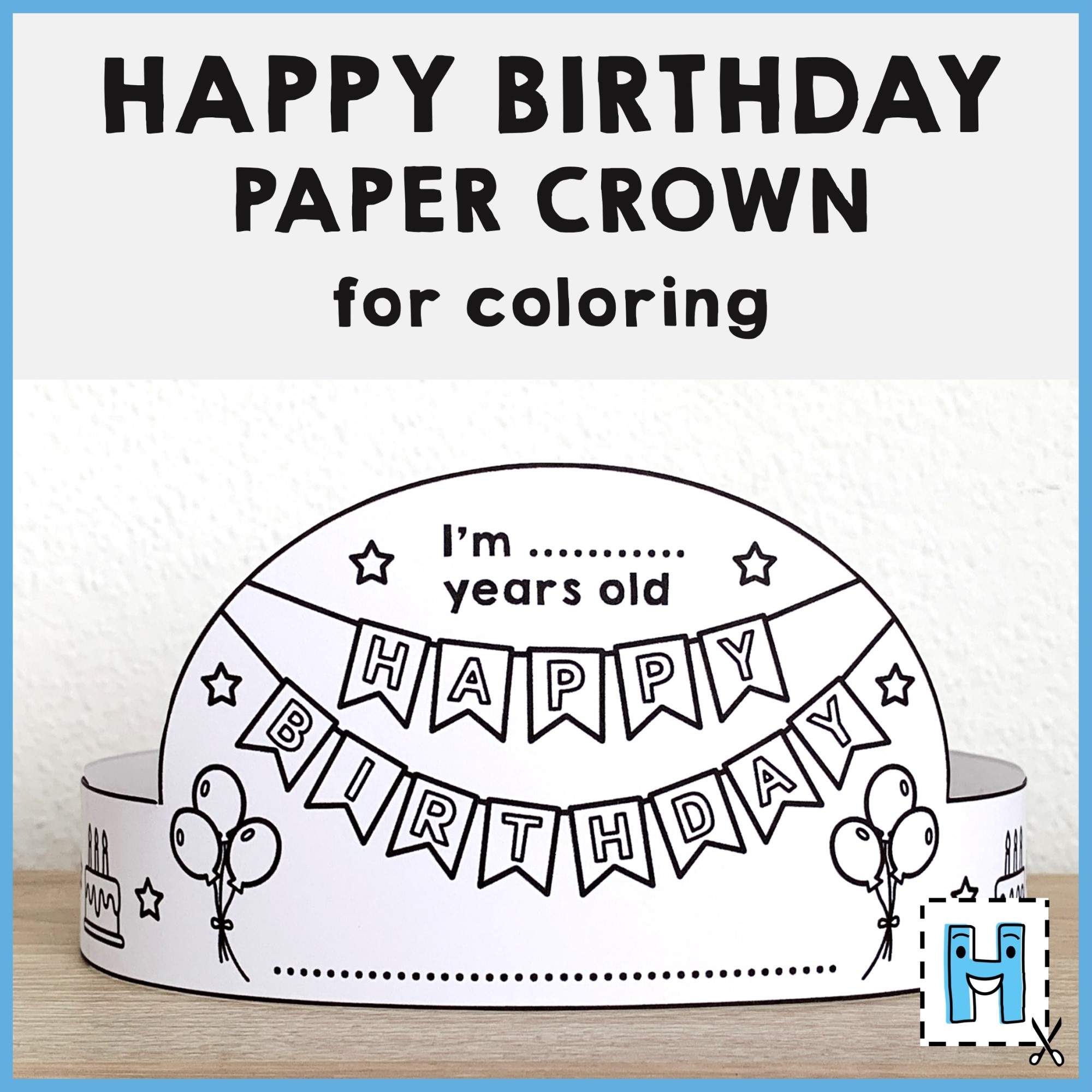birthday hat printable