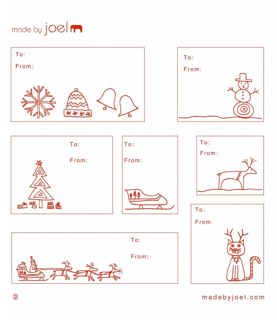 printable christmas gift tags