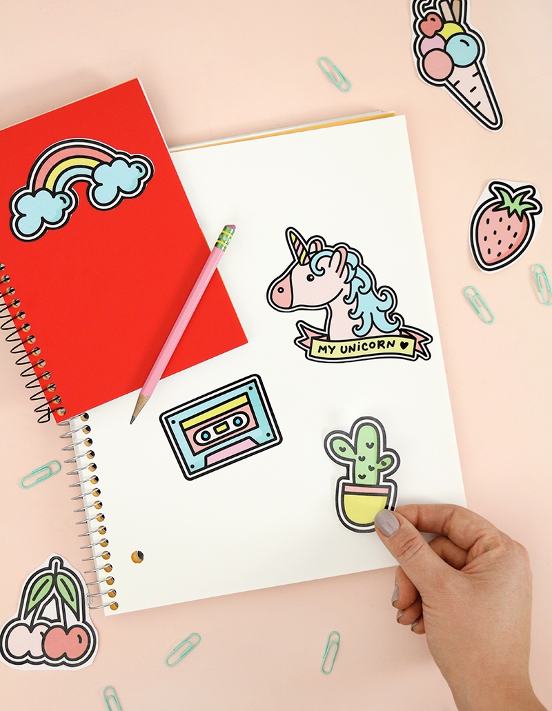 How To Work With Printable Vinyl DIY Vinyl Stickers Persia Lou