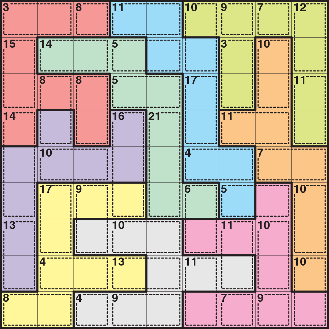 killer sudoku printable