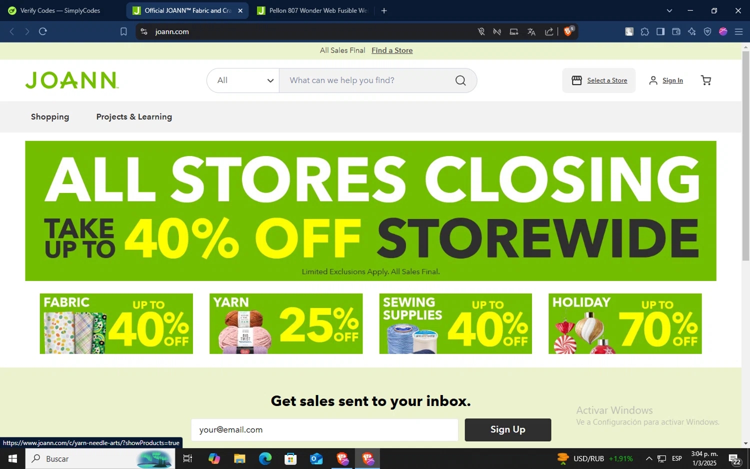 Joann Fabric Coupon Codes 3 Verified 30 Off Sep 2025
