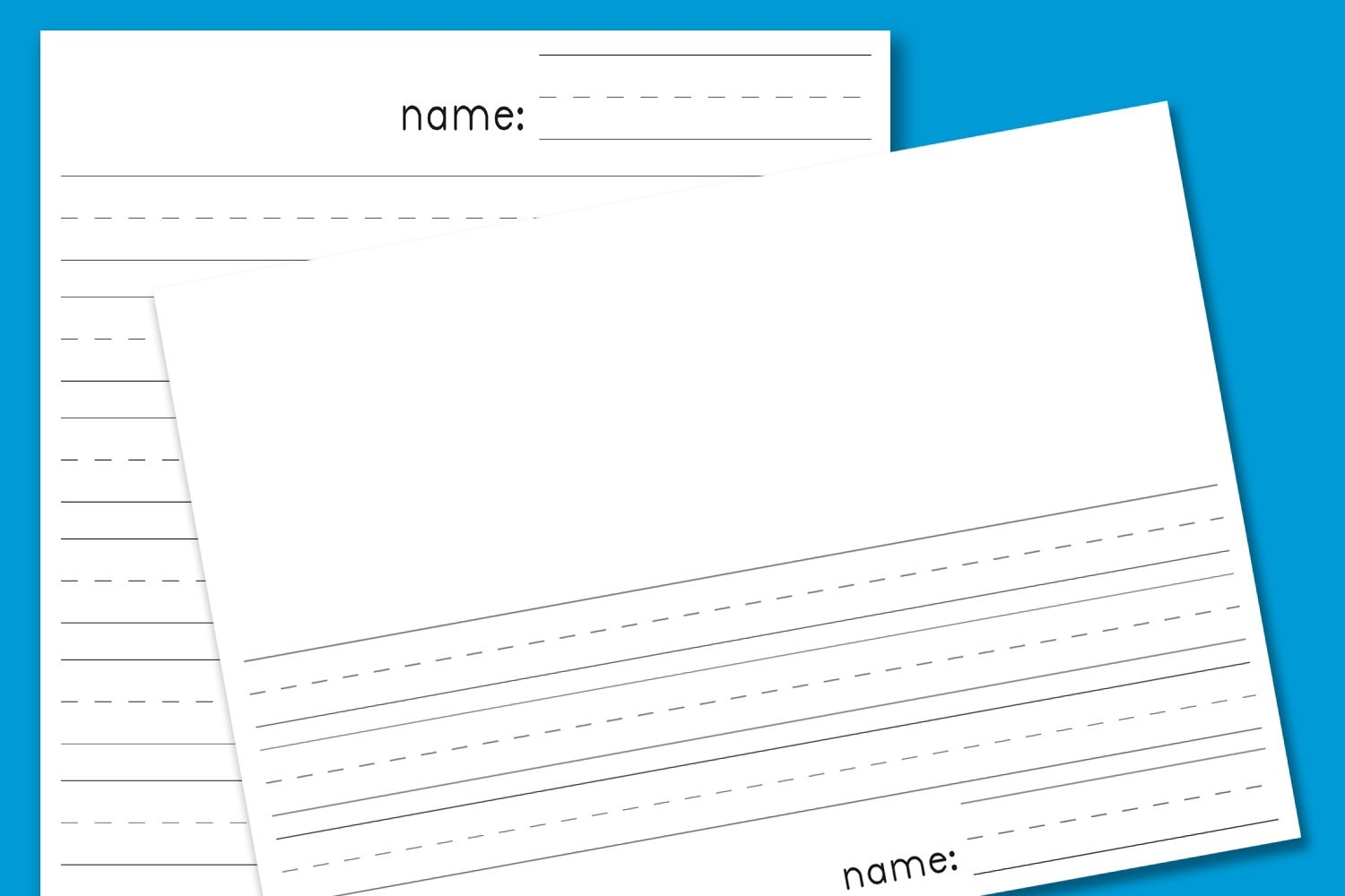 handwriting paper printable pdf free
