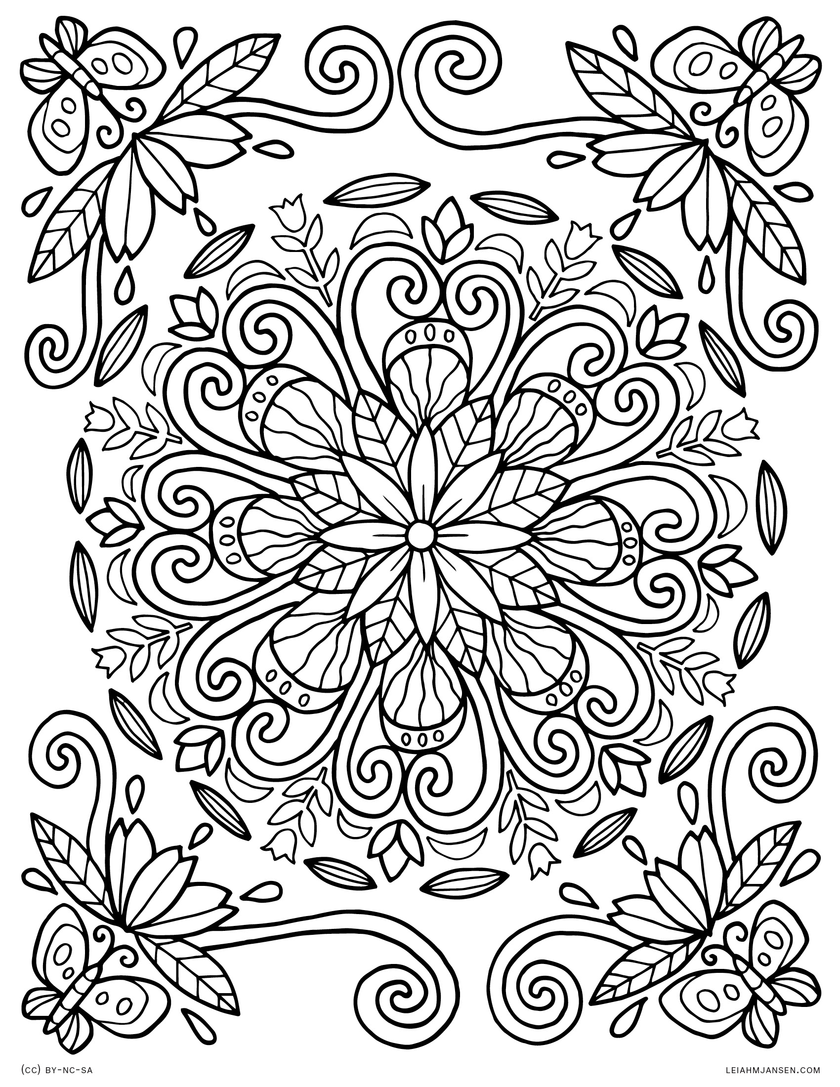 free printable mandala coloring pages
