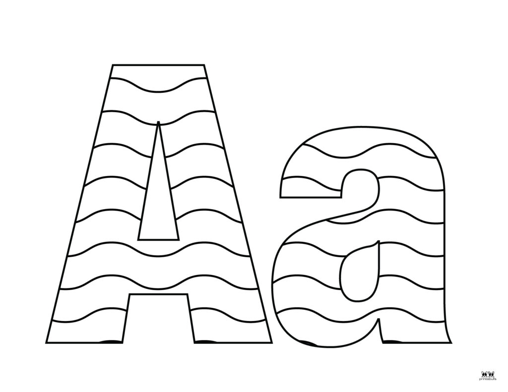 printable letter coloring pages