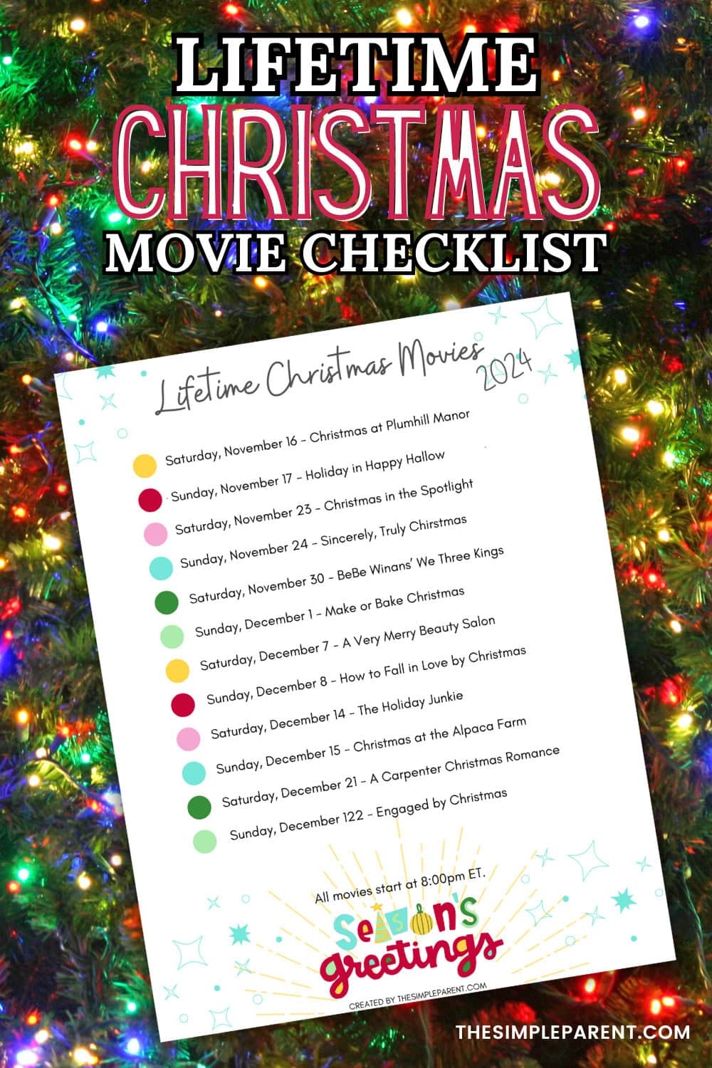 Lifetime Christmas Movies List Updated For 2024 The Simple Parent