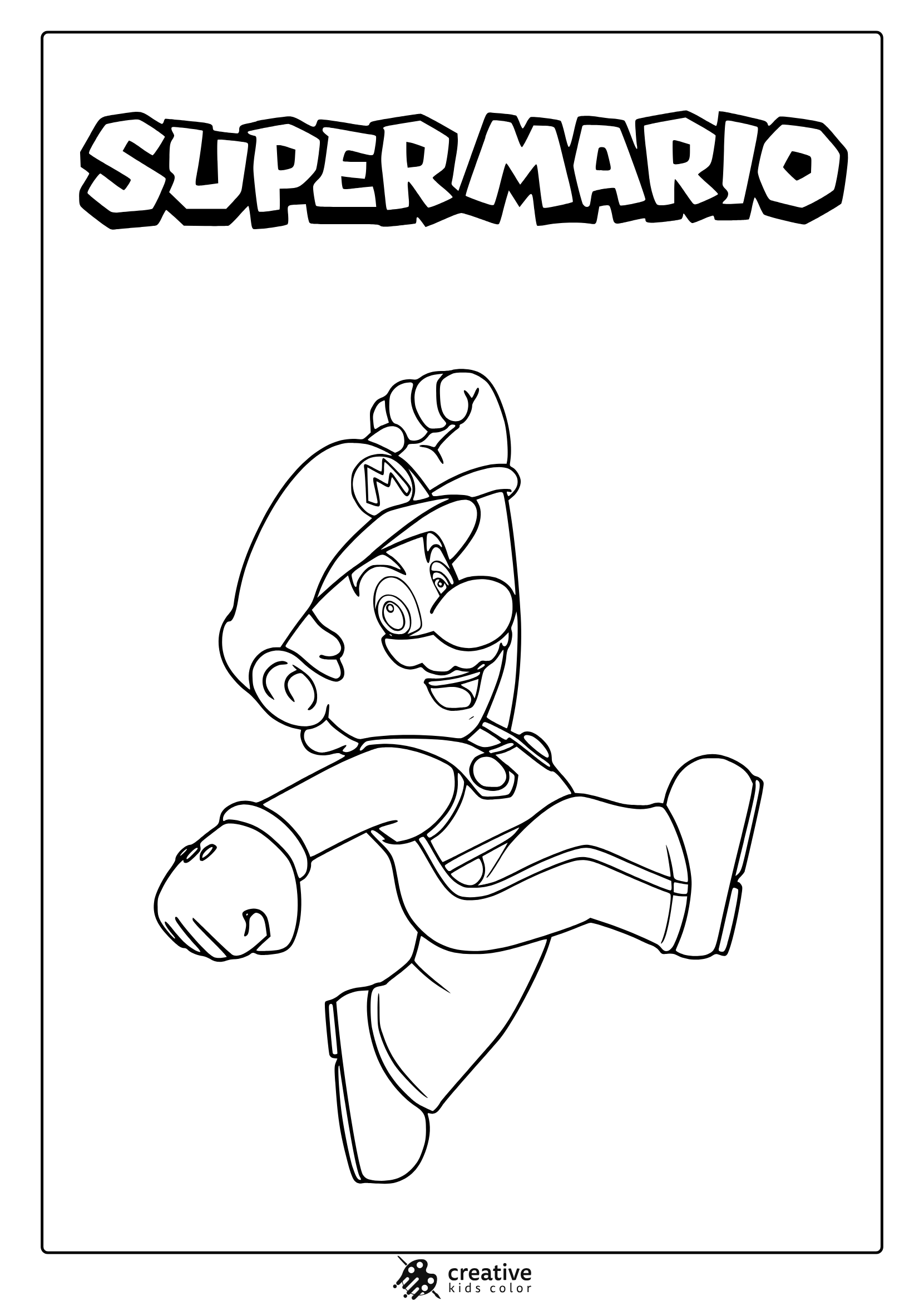 Mario Coloring Pages 25 Free Printable PDF  Mario Coloring Pages 25 Free Printable PDF